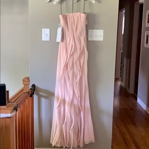 NWT Vera Wang blush pink bridesmaid dress